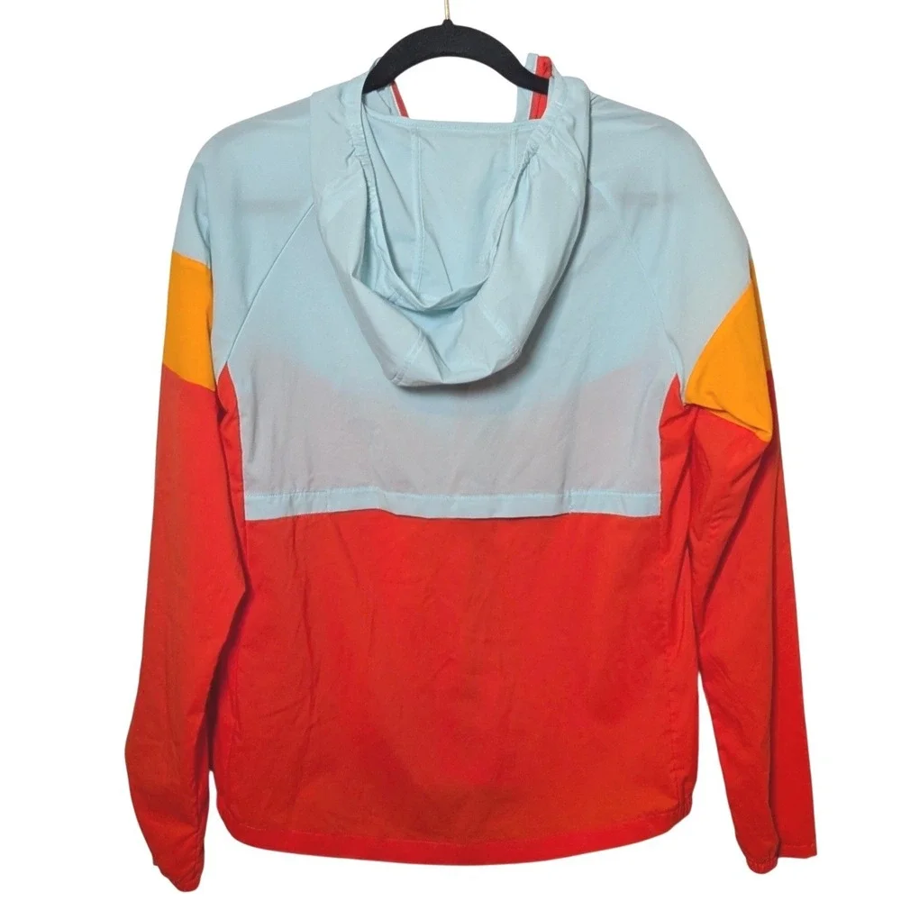 Cotopaxi Palmas Windshell Active Jacket Full Zip Blue Red Orange Womens Sm NWOT